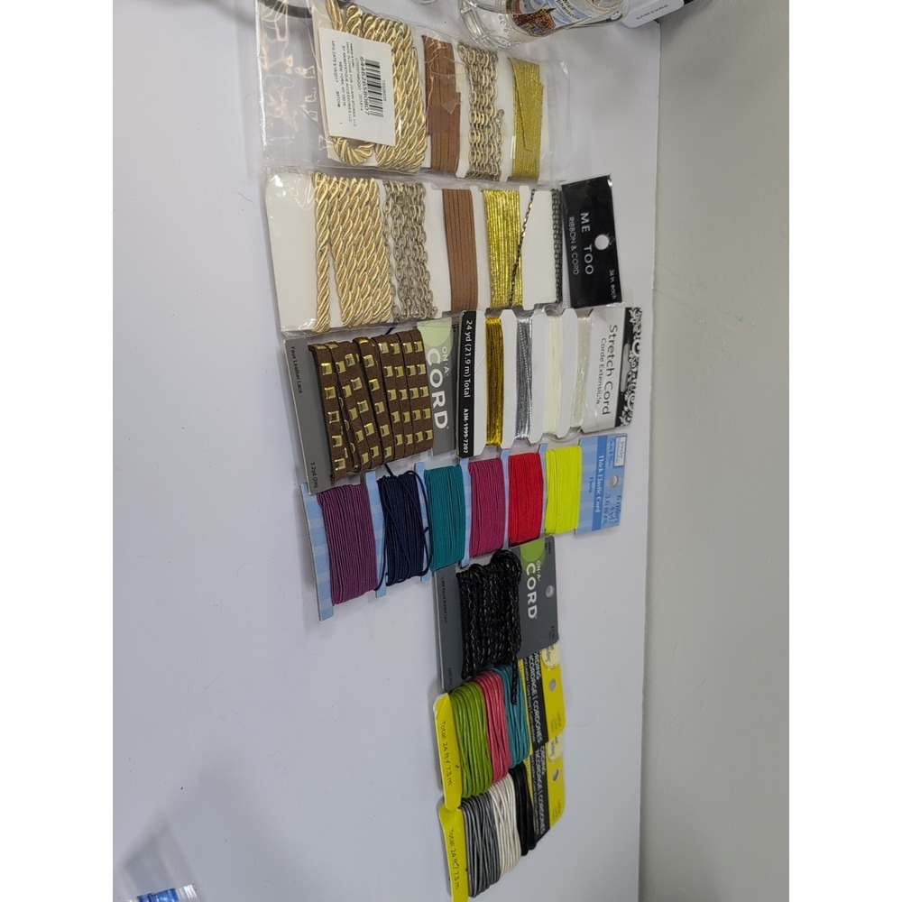 Braiding Cord Jewelry Crafts‎ DIY Bundle Assorted Colors New & Used